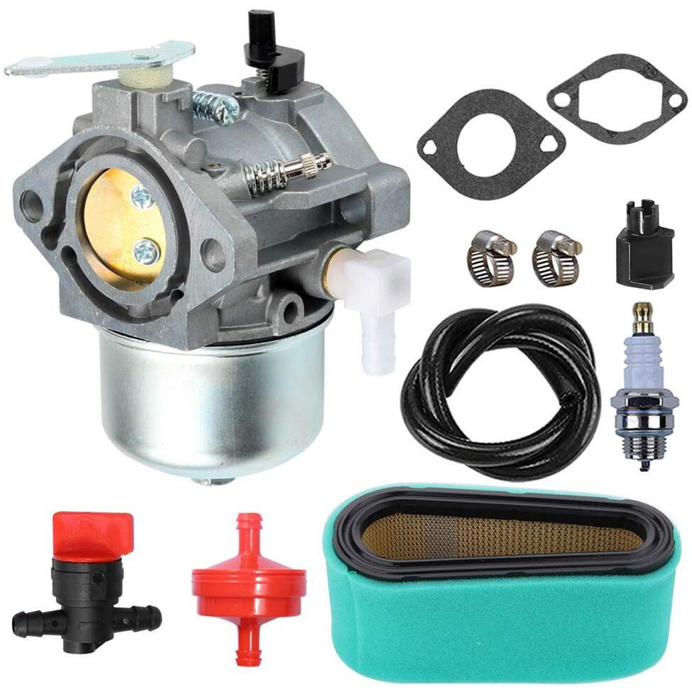 699831 Carburetor With Air Filter Tune Up Kit Compatible With Briggs & Stratton 283702 283707 284702 284707 284777 286702 286707 289702 289707 28D702 28D707 28M706 Lawn Tractor Mower Engines,Liyyoo