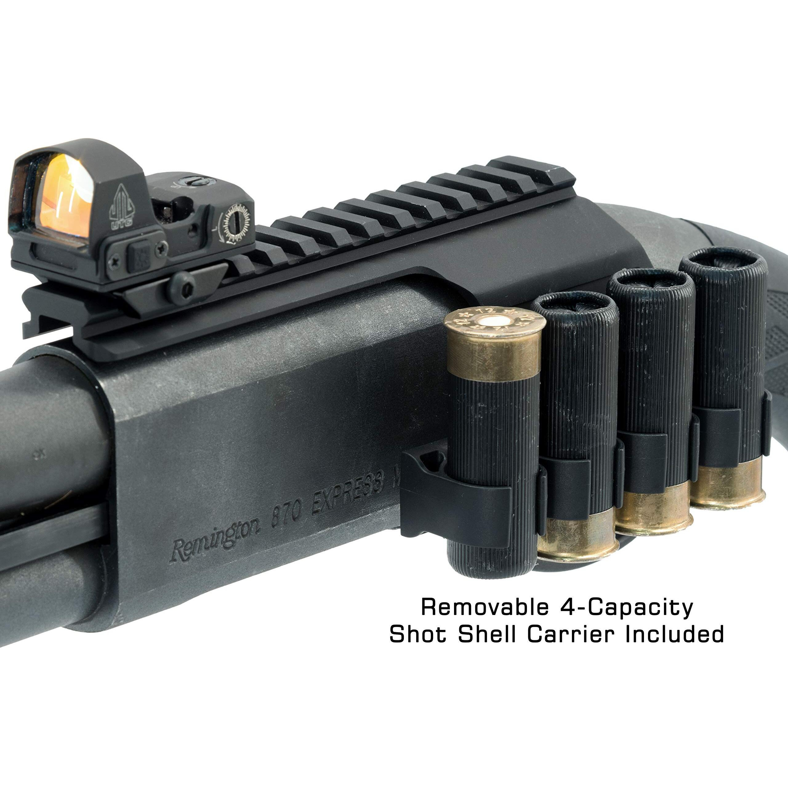 Utg 870 Optic Mount, 12 Gauge, Black