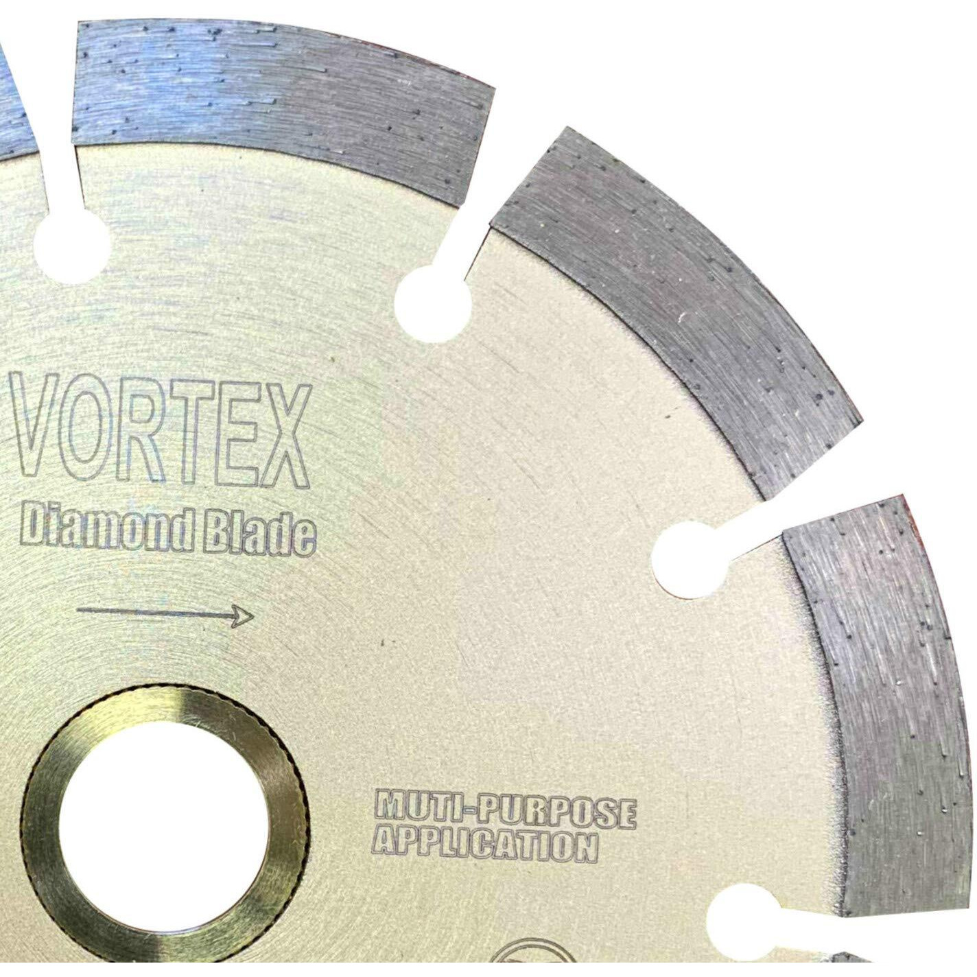 (2 Pack) Vtxmax Vss 5 Inch Dry Or Wet Cutting General Purpose Power Saw Segmented Diamond Blades For Concrete Stone Brick Masonry (5"" - 2 Pcs)