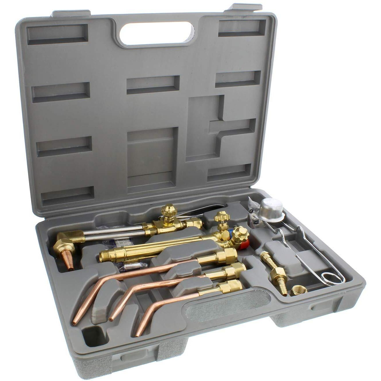 Abn Oxygen & Acetylene Torch Kit - 10 Pc Welding Kit Metal Cutting Torch Kit, Portable Cutting Torch Set Welder Tools