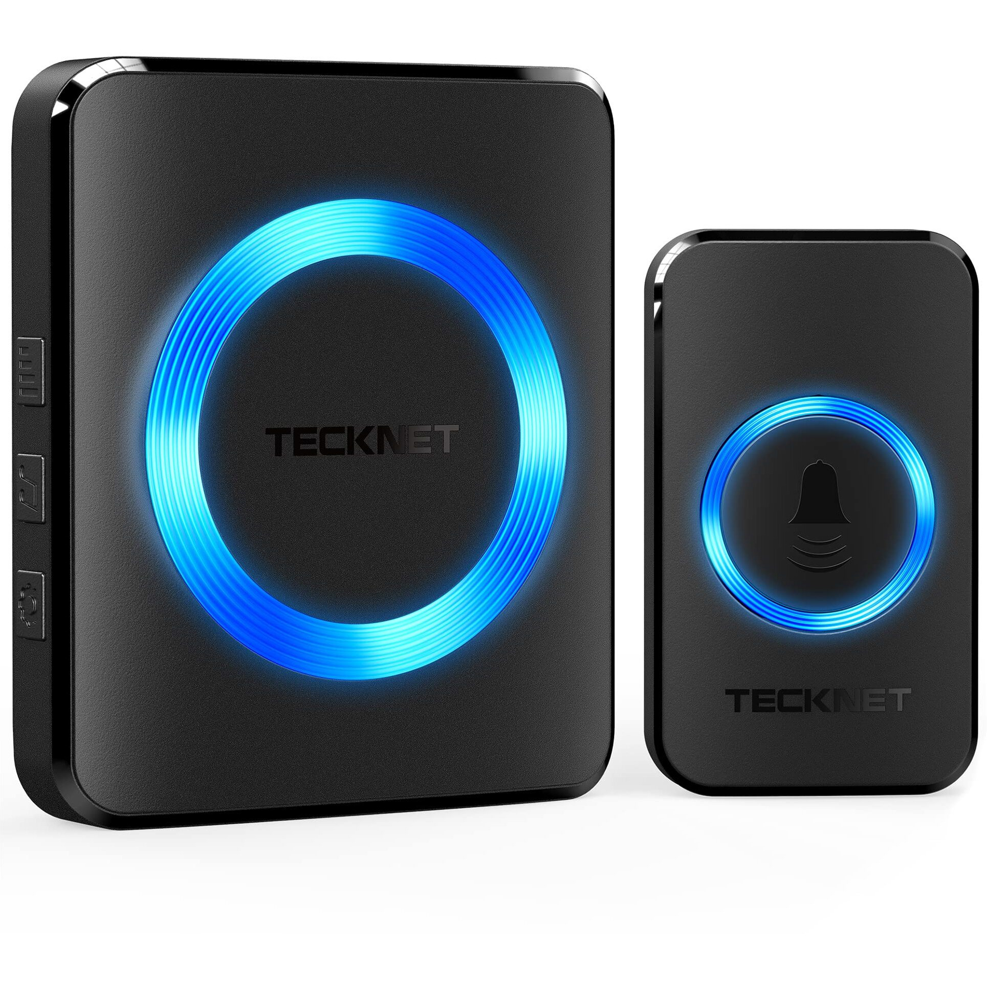 Tecknet Wireless Doorbells For Home, Ip65 Waterproof 1,300Ft 120Db Door Bell Ringer Wireless For Classroom With 60 Chimes & 5 Volume Levels, Led Flash