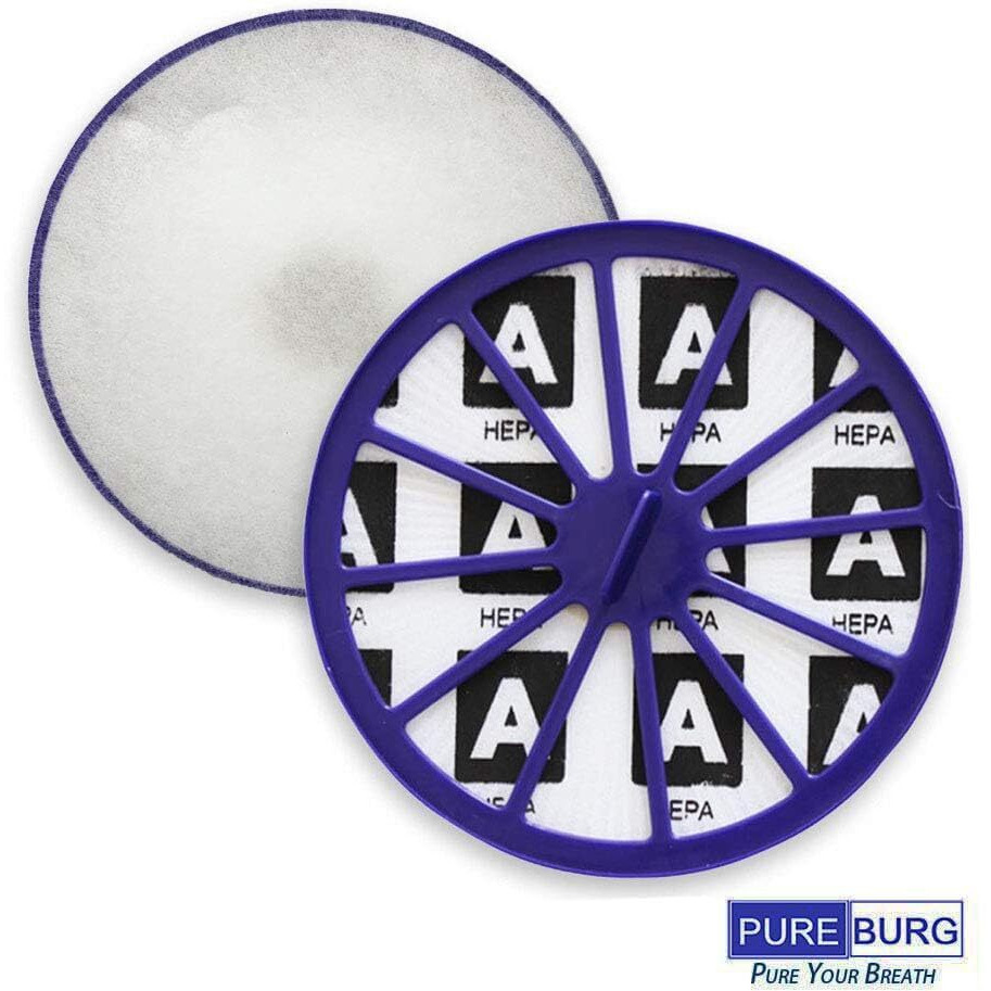 Pureburg Dc07 Replacement Hepa Filter Set Compatible With Dyson Dc07 Series Animal All Floors Vacuum Cleaner Part 901420-02 904979-02,Pre-Motor & Post-Motor Hepa Filter & Seals