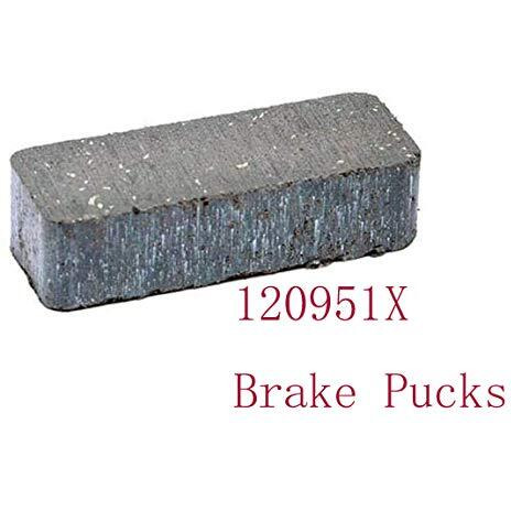 Qissiq 4 Brake Pucks Replaces Craftsman Poulan Ayp 120951X Fits Husqvarna 532120951