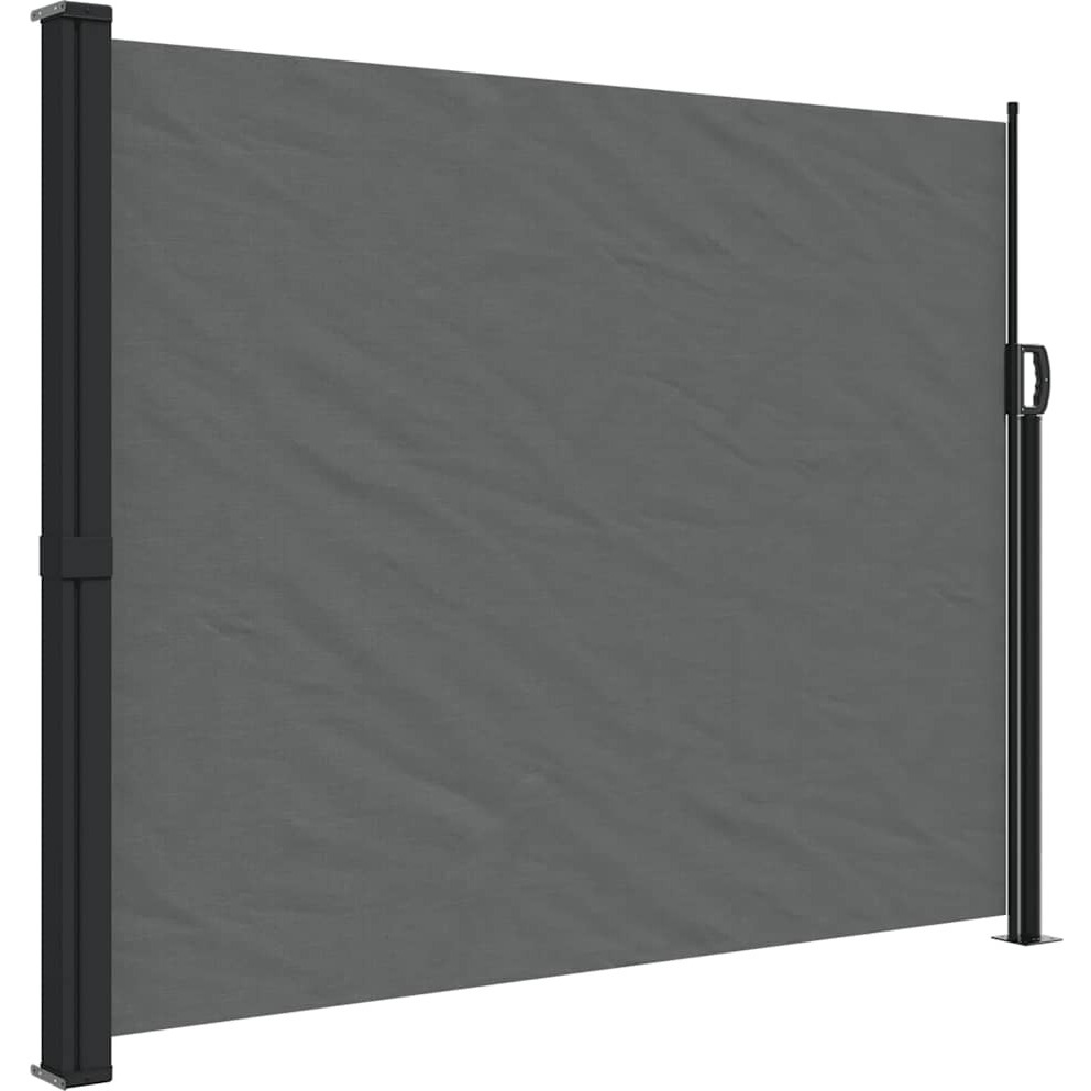 Vidaxl Retractable Side Awning Anthracite 63X118.1