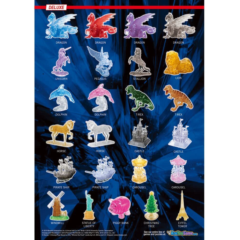 Bepuzzled | Squirrel Original 3D Crystal Puzzle, Ages 12 And Up