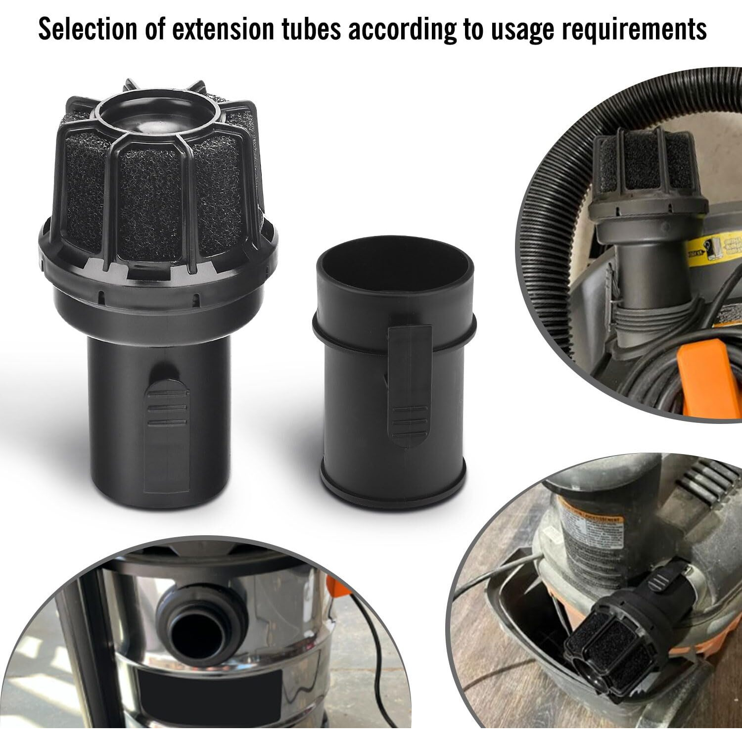 Deckman Wet/Dry Vacs Vacuum Muffler Diffuser Ws25025A Vt2525 Fits Most 2-1/2-Inch Diffuser Shop Vacuum Attachment - Diffuse Dry And Wet Vacuum Airflow To Reduce Blown Debris And Dust