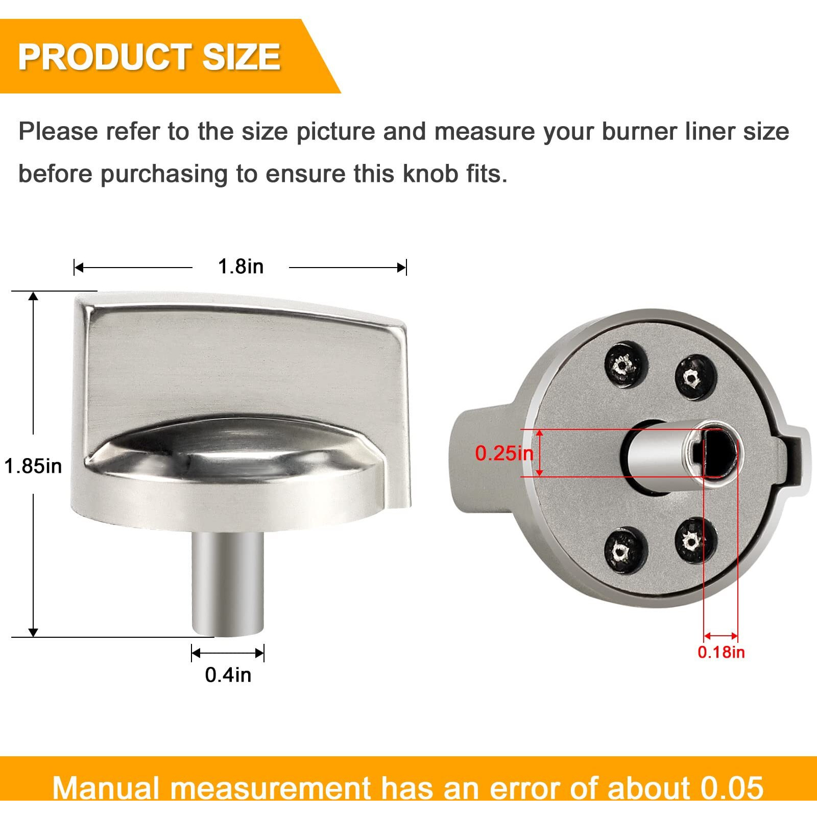 Fits For Ge Stove Range Knobs Replacement Wb03X25796 Gas Cooktop Knob-Ge Profile Stove Knobs Replaces Ap5986232 Wb03T10326 Ps11721433 4362262 (5 Pack)