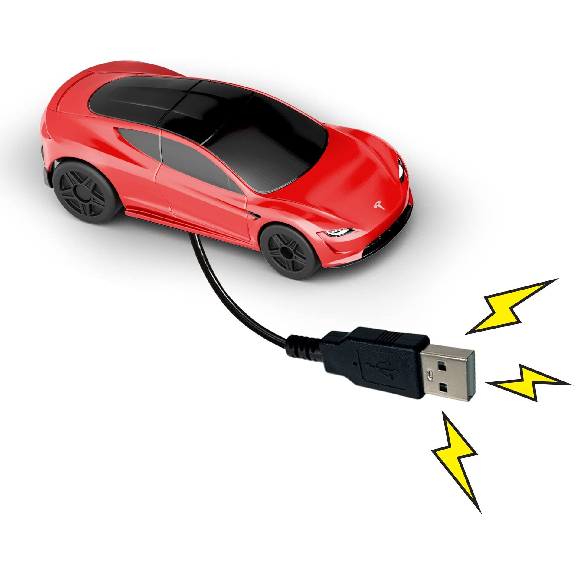 Hot Wheels Rc Tesla Roadster In 164 Scale, Remote-Control Toy Car With Controller & Track Adapter, Works On & Off Track