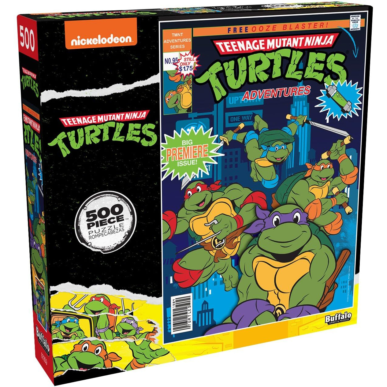 Buffalo Games - Tmnt - Adventures No 2-500 Piece Jigsaw Puzzle For Adults Challenging Puzzle Perfect For Game Nights - 500 Piece Finished Size Is 21.25 X 15.00