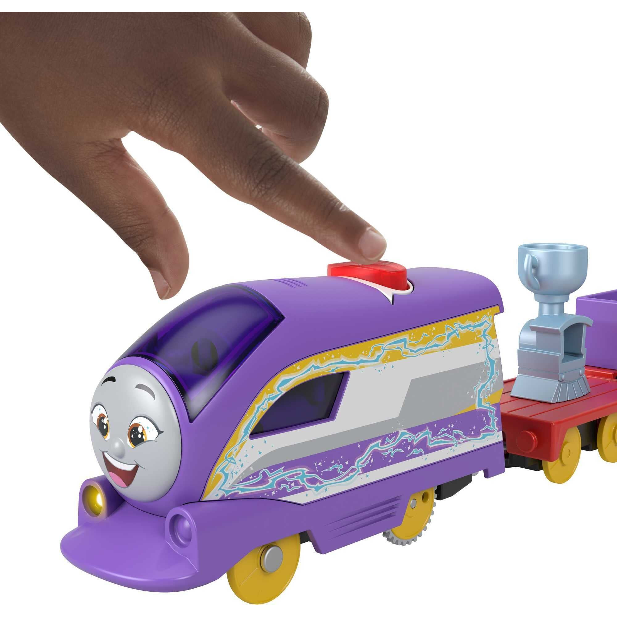Thomas & Friends Motorized Toy Train Talking Kana Engine With Sounds & Phrases Plus Cargo For Preschool Kids Ages 3+ Years