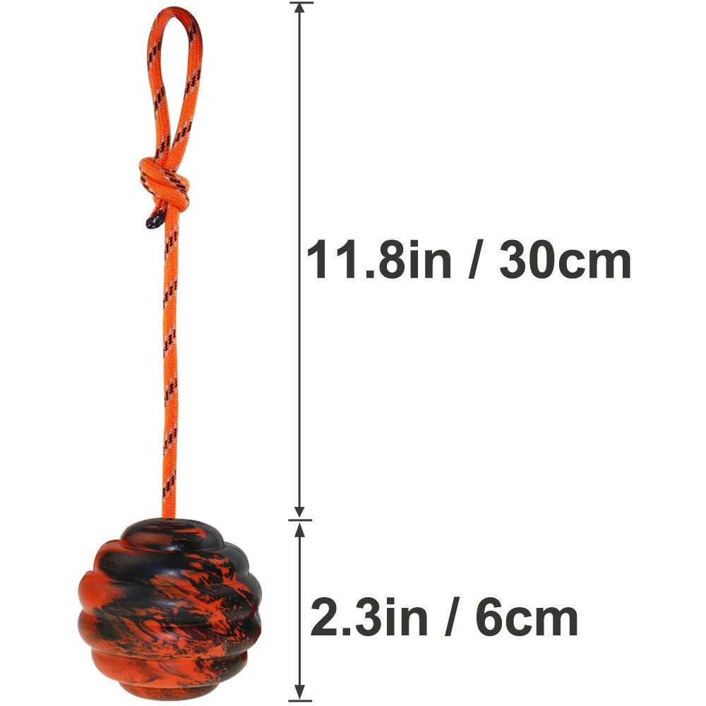 Vitalili Dog Training Ball On Rope Dog Rope Toys Ball Exercise And Reward Toy For Dogs For Chew Training Pull Throw Toy Tug Toy Dogs Fetch Toys Belgian Malinois Gifts