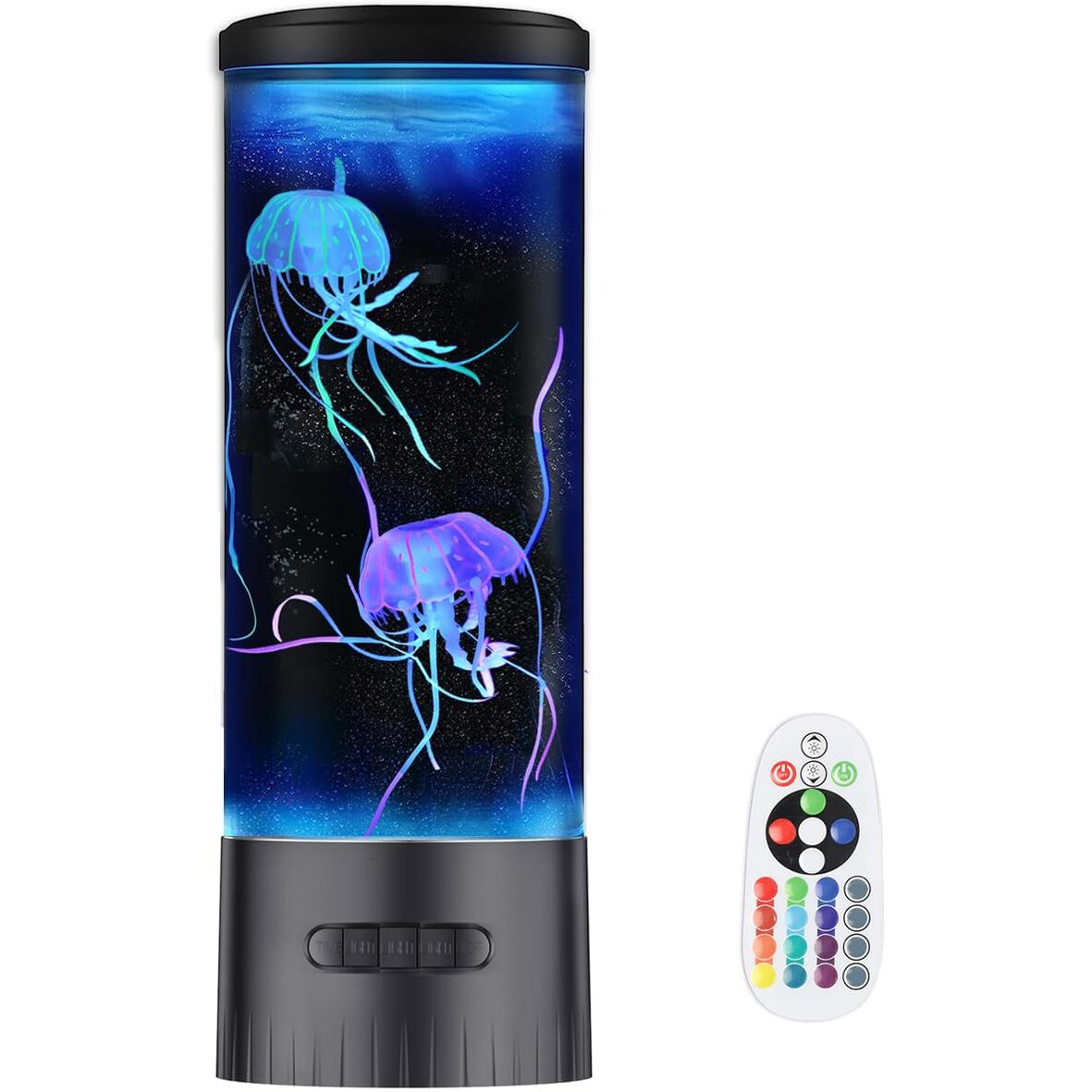 Calover Large Jellyfish Lamp Gifts For Kids Adults Electric Fantasy Tank Aquarium Night Mood Light For Birthday Holiday Home Christmas Decoration Relaxion