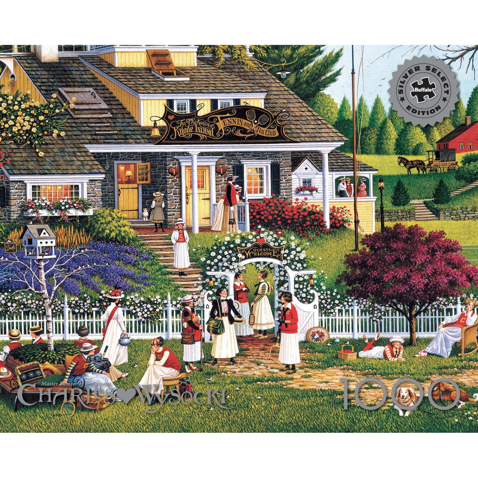 Buffalo Games - Silver Select - Charles Wysocki - Love - 1000 Piece Jigsaw Puzzle For Adults Challenging Puzzle Perfect For Game Nights - Finished Size 26.75 X 19.75