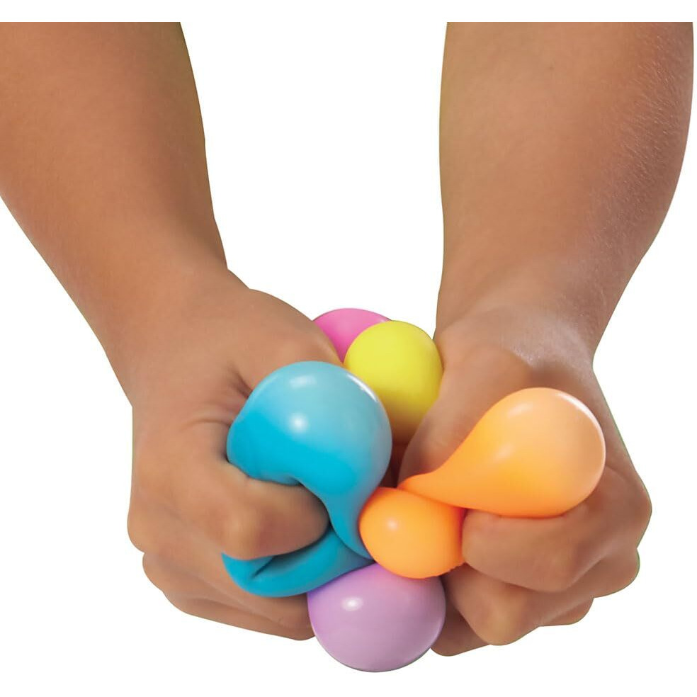 Schylling Needoh Rainboh Teenie - Sensory Fidget Toy - 6 Mini Groovy Globs - Ages 3 To Adult