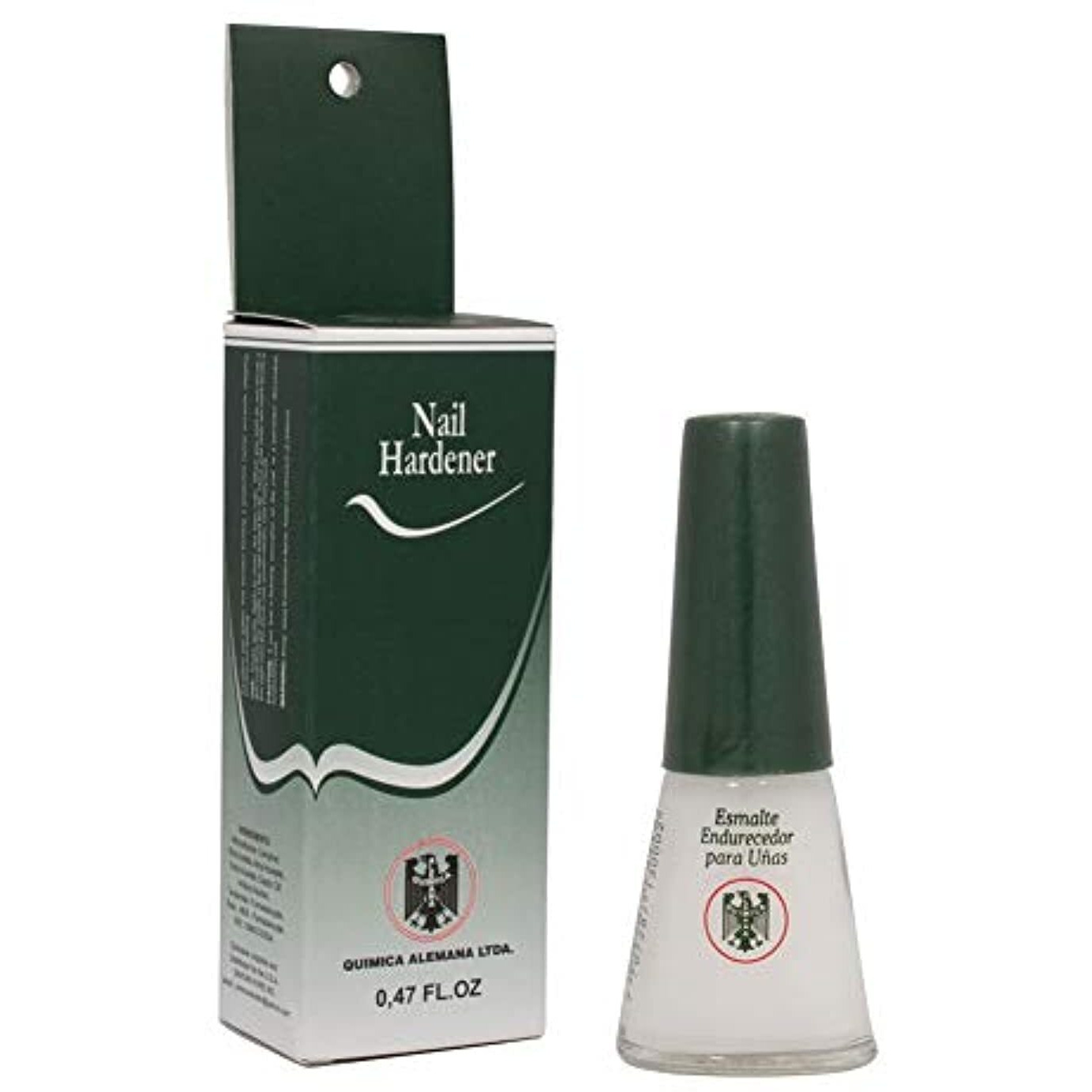 Quimica Alemana Nail Hardener/Esmalte Endurecedor Para Unas .47 Oz
