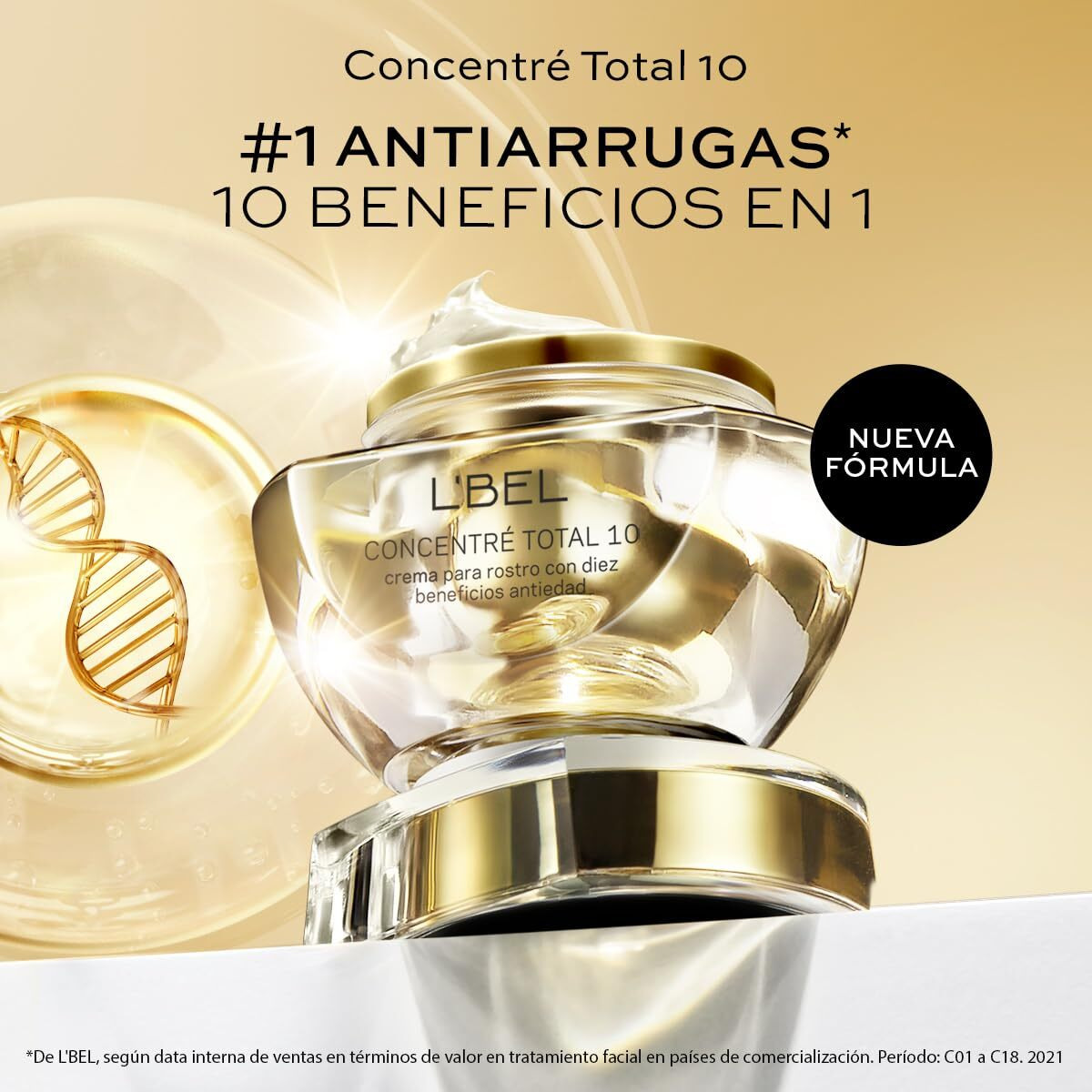L'Bel - Concentr   Total Anti-Wrinkle Cream For Face 50G