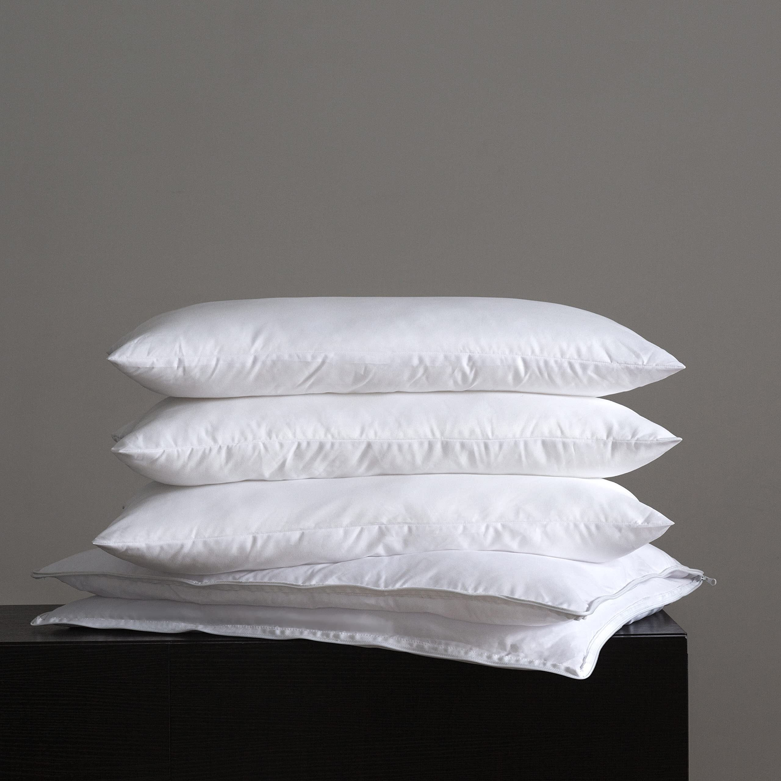 Three Geese Adjustable Layer Pillows, Assembled 3 In 1 Bed Pillow,Soft Pillow Good For Side And Back Stomach Sleeper,Queen Size Pack Of 1