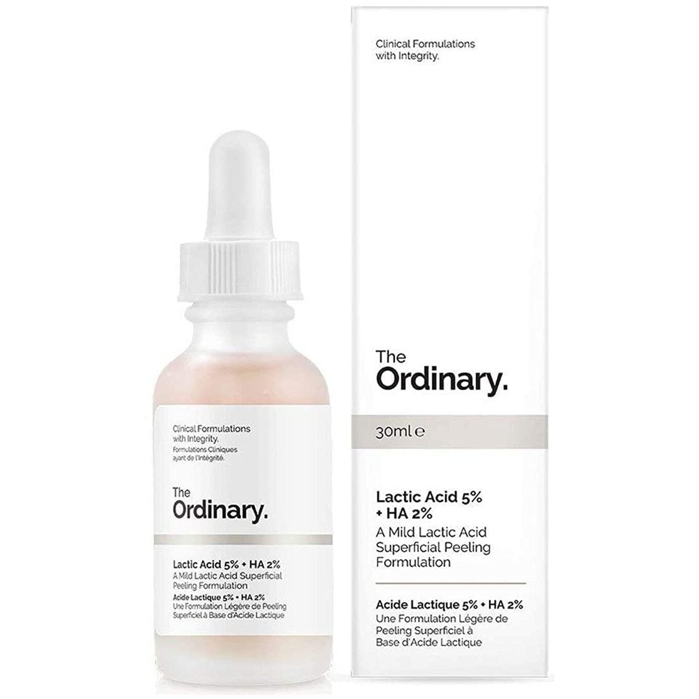 The Ordinary Lactic Acid 5% + Ha 1 Oz/ 30 Ml For Exfoliating