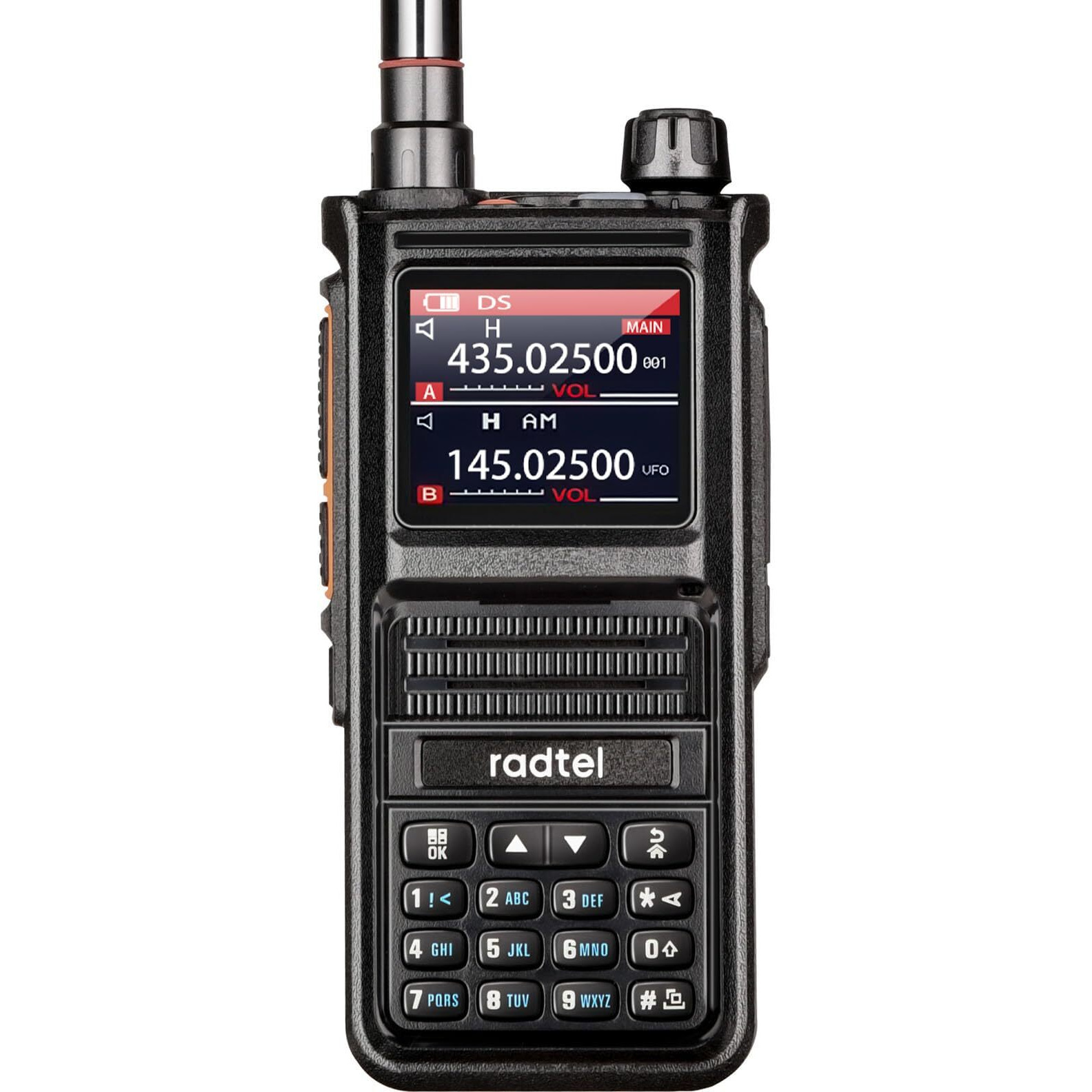 Radtel Rt-470X Tri-Band Ham Radio Walkie Talkies 256Ch Aviation Air Band Two Way Radio Noaa Police Scanner Marine Uhf Vhf Long Range Handheld Transceiver Usb-C, Wireless Copy Frequency