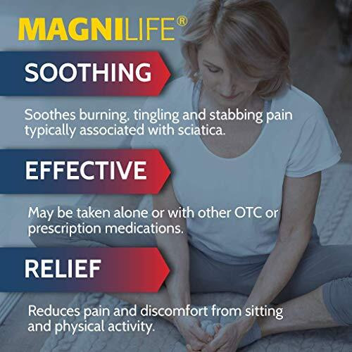 Magnilife Leg & Back Pain Relief, Fast-Acting Pain Relief, Naturally Soothe Burning, Tingling And Stabbing Pains - 125 Tablets