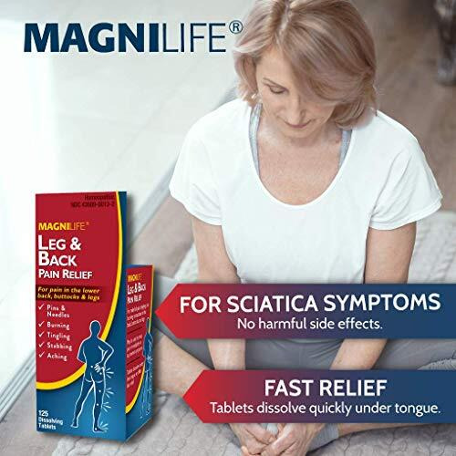 Magnilife Leg & Back Pain Relief, Fast-Acting Pain Relief, Naturally Soothe Burning, Tingling And Stabbing Pains - 125 Tablets