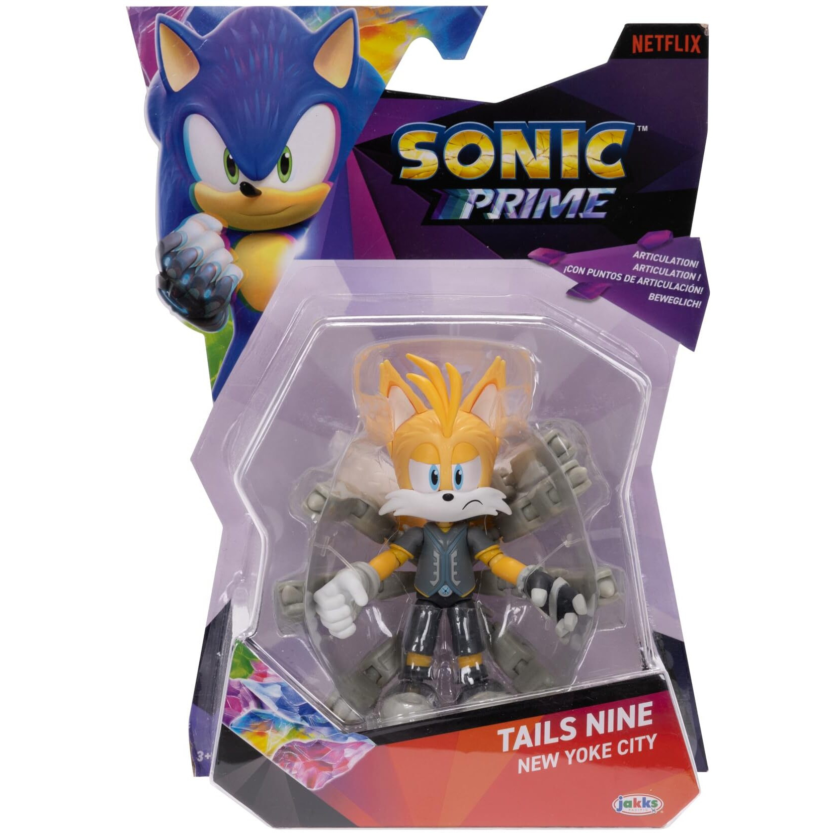 Sonic Prime 5"" Nine Tails Action Figure