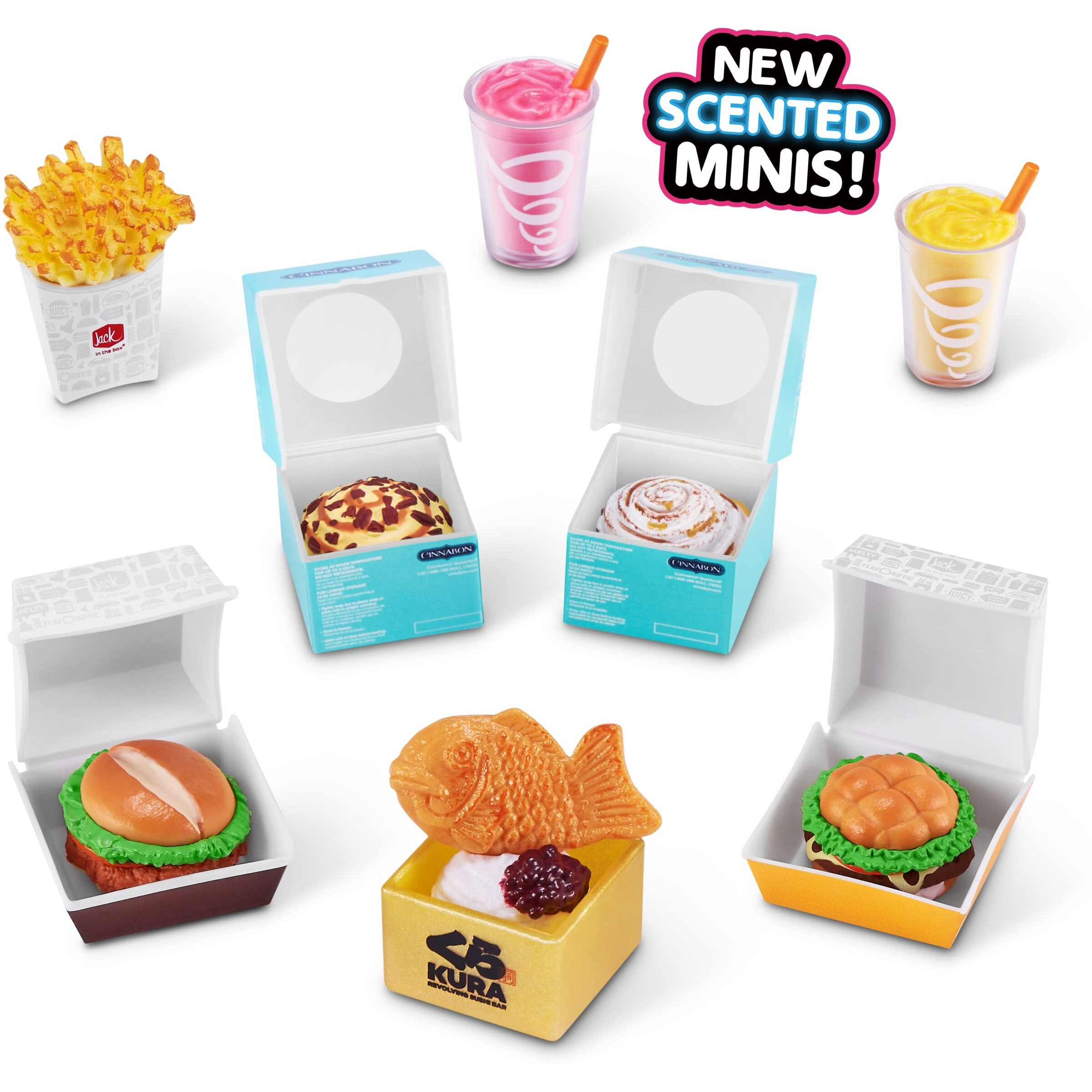 Mini Brands Foodie Series 2 (2 Pack) By Zuru Real Miniature Fast Food Brands Collectible Toy, 5 Mystery Brands For Girls, Teens, Adults, Collectors Perfect Stocking Stuffer And Gift