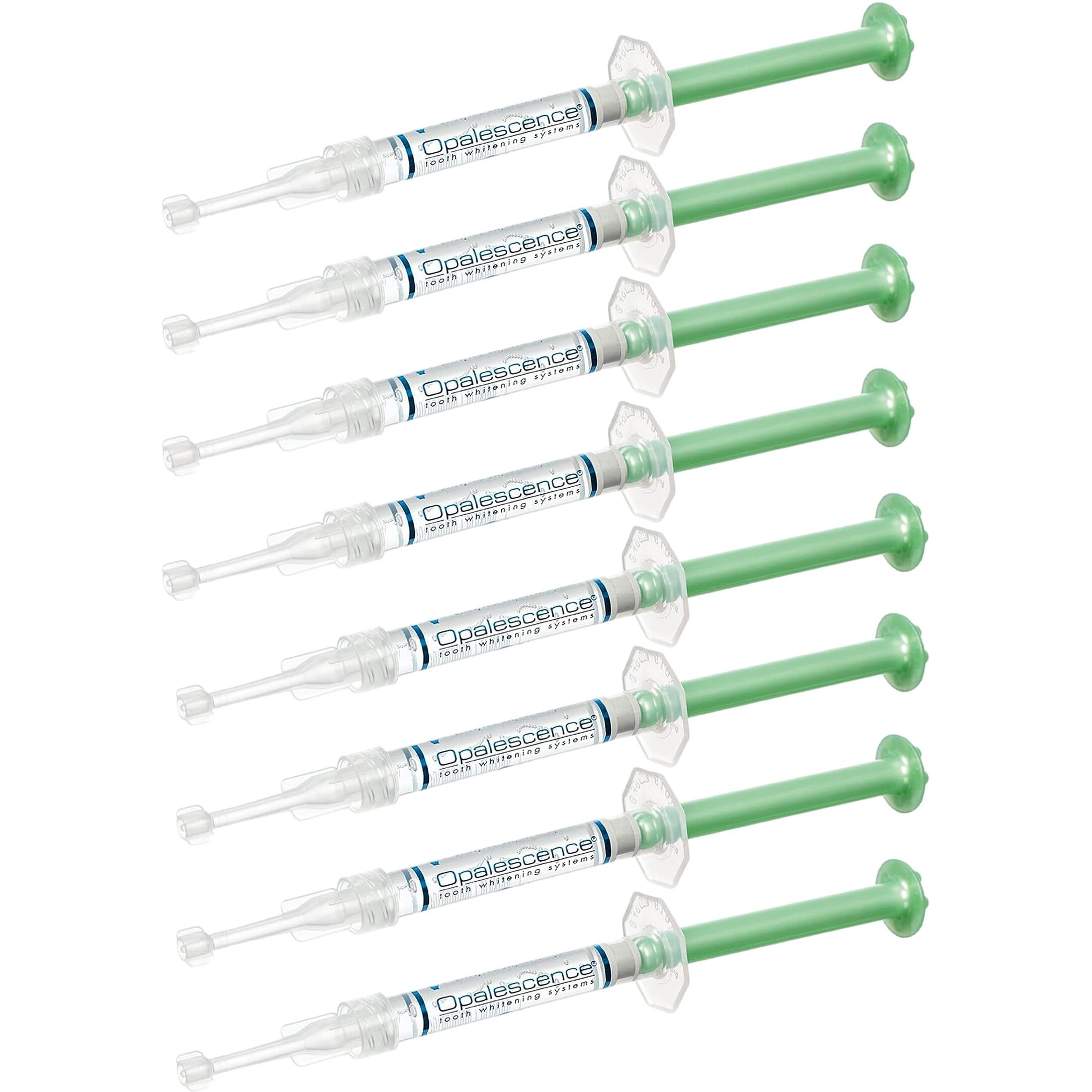 Opalescence 20% Gel Syringes Teeth Whitening - Refill Kit (8 Syringes) Carbamide Peroxide, Fluoride. Made By Ultradent, In Mint Flavor. Tooth Whitening - 5196-4