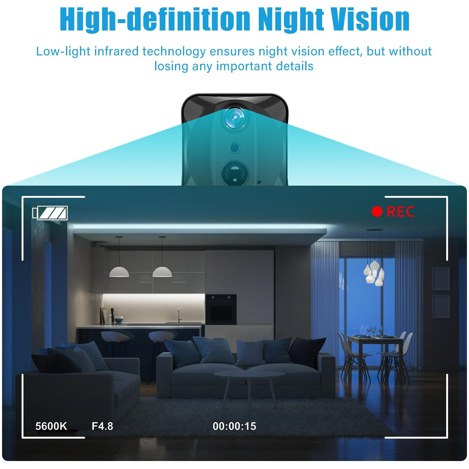 Yhrbtpo 2024 Upgraded Mini Spy Camera Hidden Camera,4K Wifi Wireless Camera, 100 Days Standby Battery Life,Ai Motion Detection Alerts,Nanny Cam Security Cam For Indoor,Home,Baby,Pets