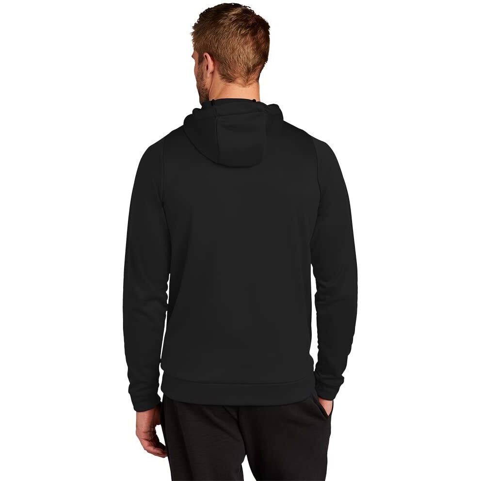 Men's Nike Therma Pullover Hoodie (Black/White, Medium)