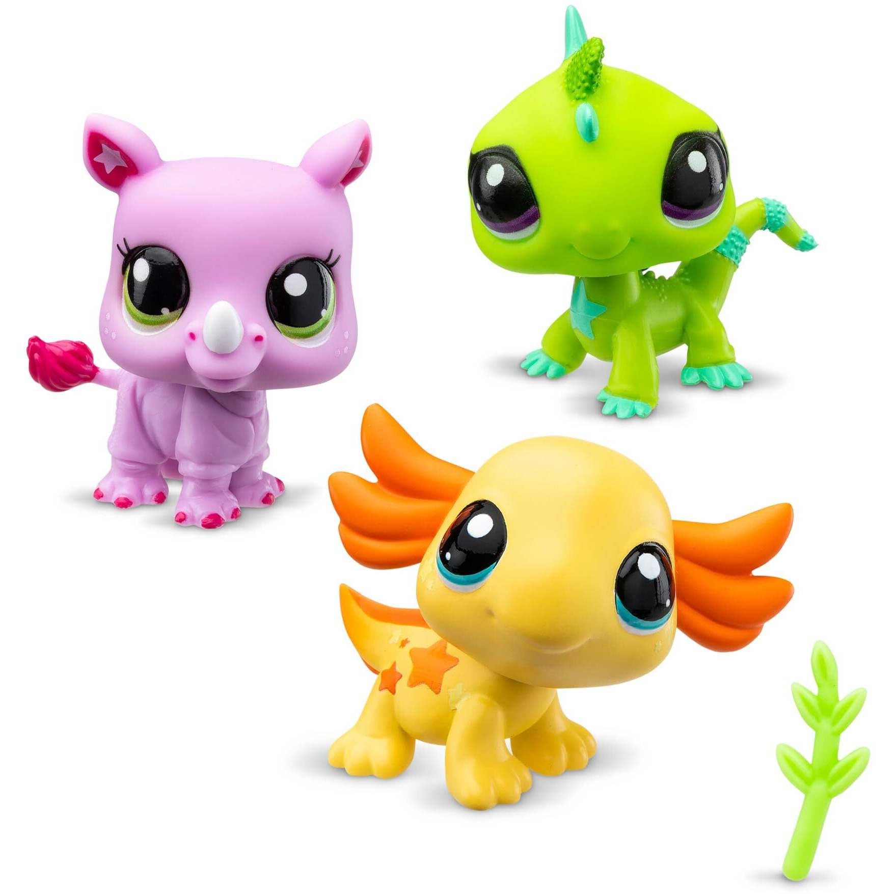 Littlest Pet Shop, Lps Wild Vibe Bf00557 3 Pack Mobiled Headed Pets, Generation 7, Pets, 35 To 42, For Ages 4+ Years, Multi-Colour