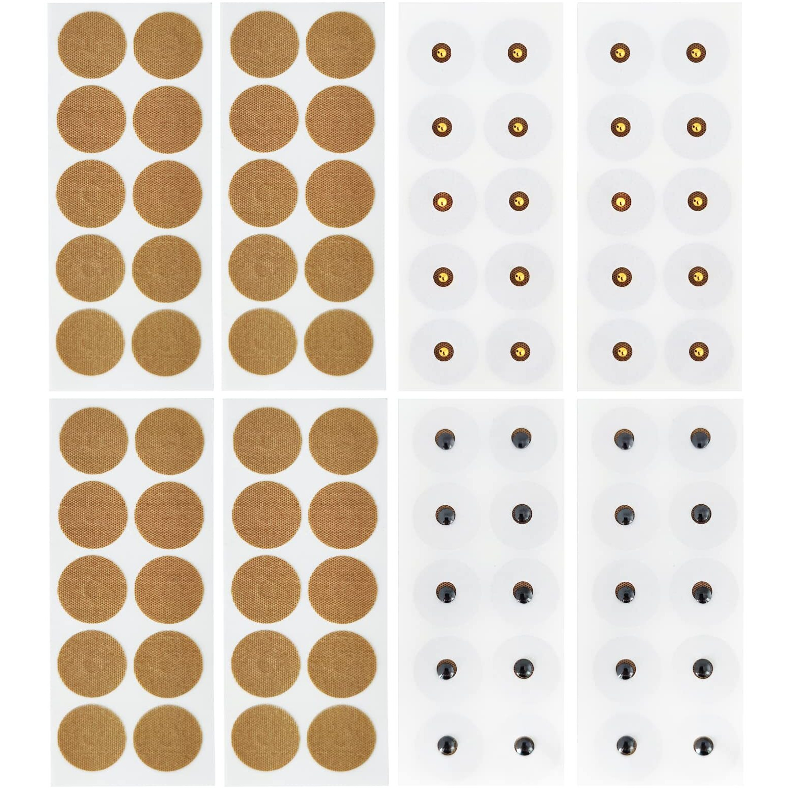 Magnetic Acupressure Patches, Spot Magnet Kit Contains 3000 Gauss 40 Magnets + 600 Gauss 40 Magnets