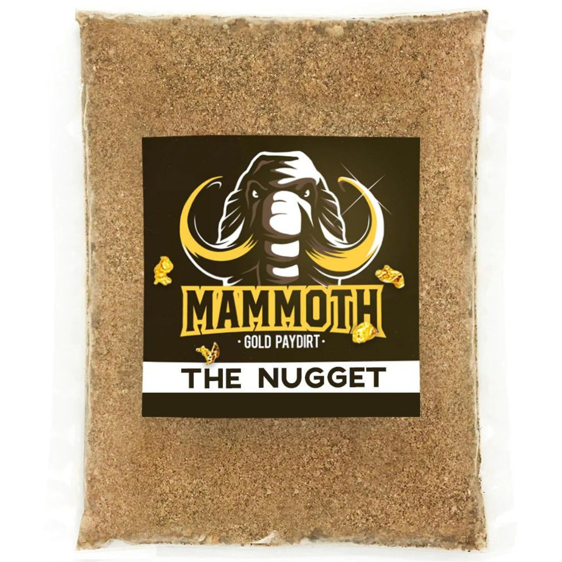 Mammoth Gold Paydirt 'The Nugget' Panning Pay Dirt Bag - Gold Prospecting Concentrate