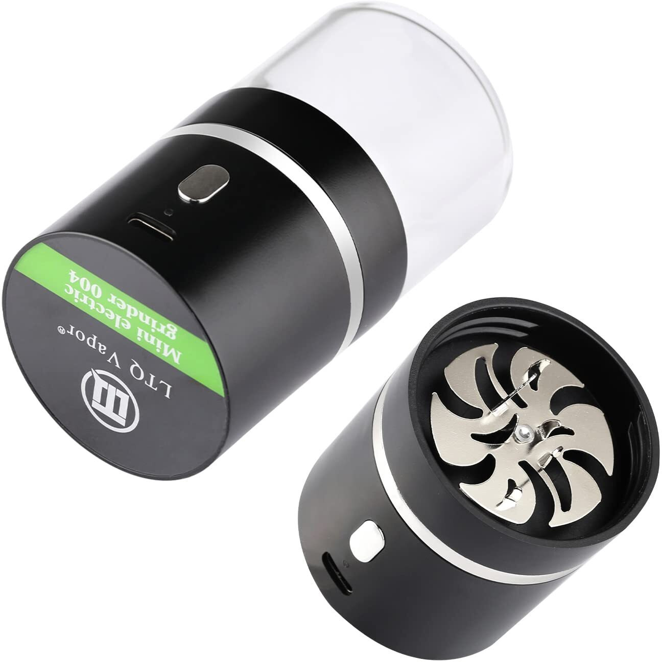 Aiture Upgraded Mini Electric Grinder Spice Smart Herb 400 Mah With 50Ml Jar,Easy To Carry(Grinder)