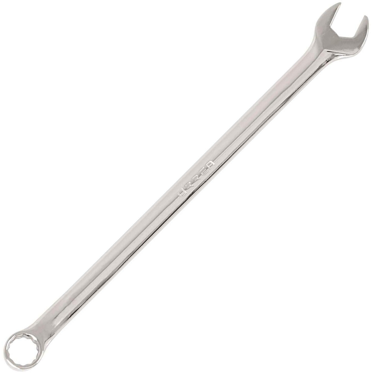 Urrea 12-Point Combination Wrench - 9/16"" Extra Long Mechanics Tool With Extended Reach & Nickel-Chrome Finish - 1218L