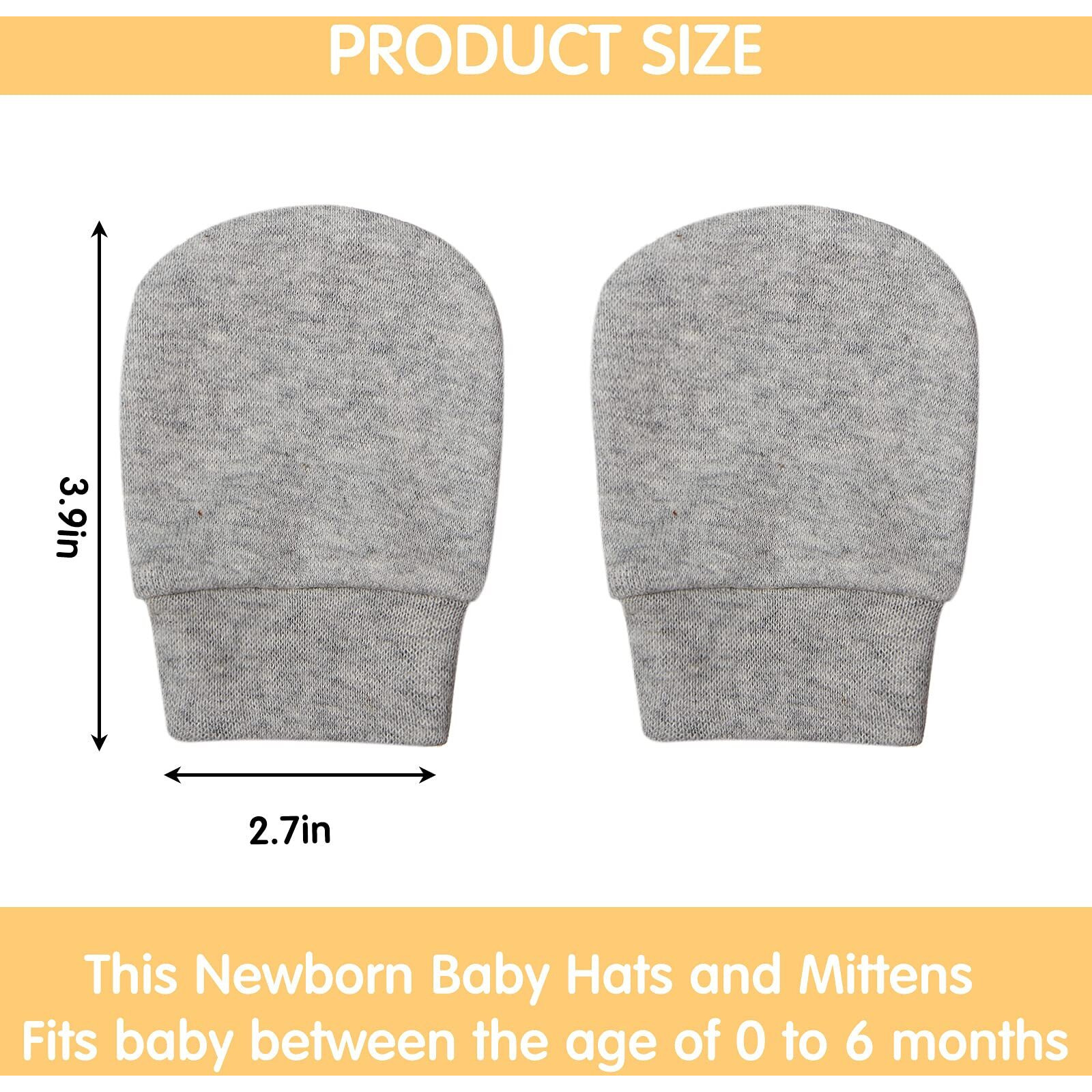18 Pairs Newborn Baby Mittens Infant Toddler Gloves No Scratch Mittens Gloves For 0-6 Months Baby Boys Girls