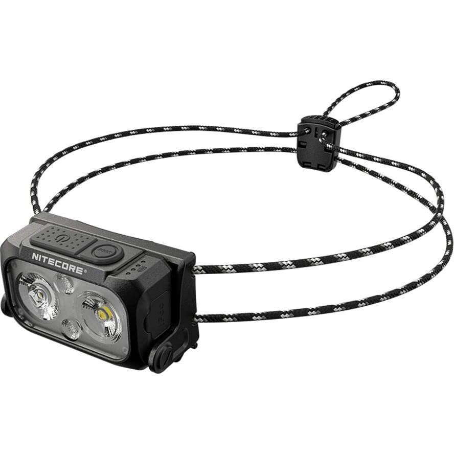 Nitecore Nu25 Ul - 400 Lumens Ultralight Rechargeable Headlamp With Eco-Sensa Type C Usb Charging Cord