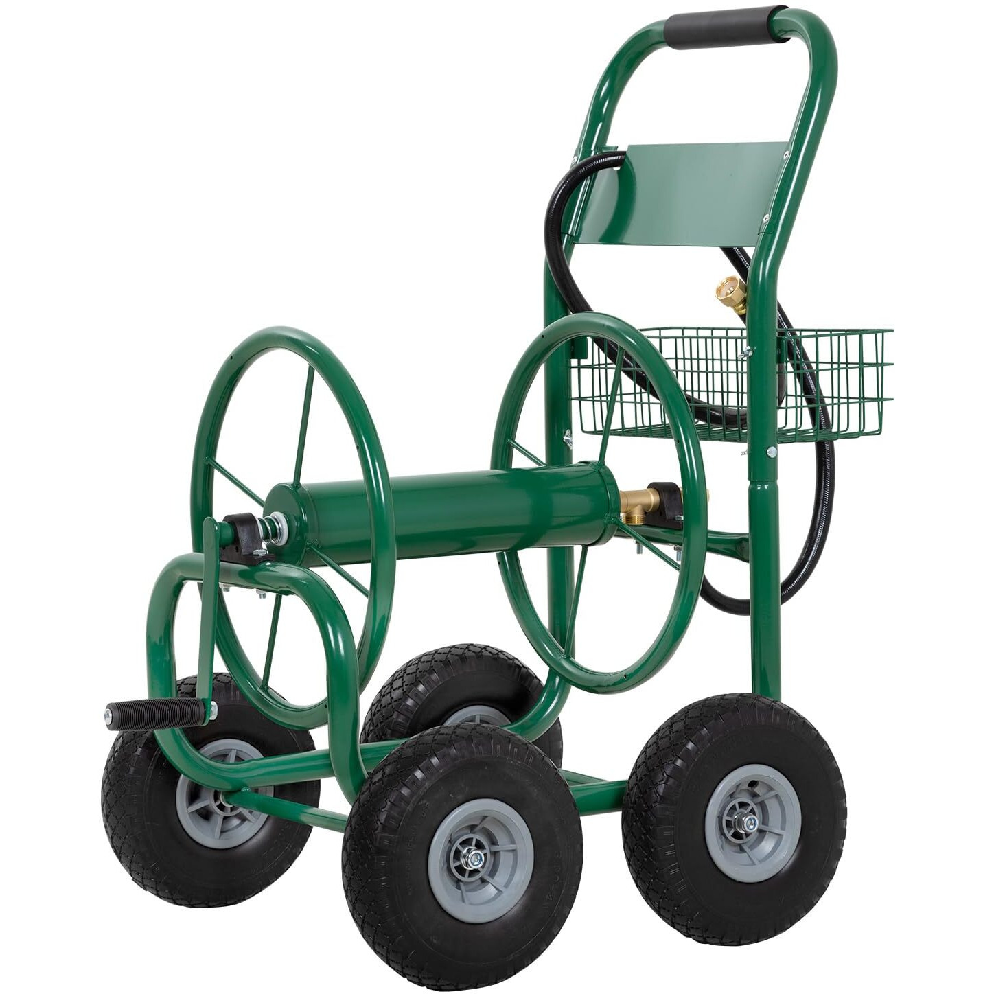 Garden Water Hose Reel Cart Tools Outdoor Yard Water Planting Truck Heavy Dutywater Planting