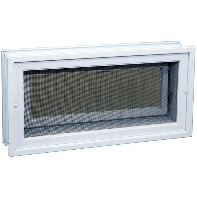 14X8 Hopper Window For Glass Blocks, Sheds, Cabins, Tiny Homes, Garages