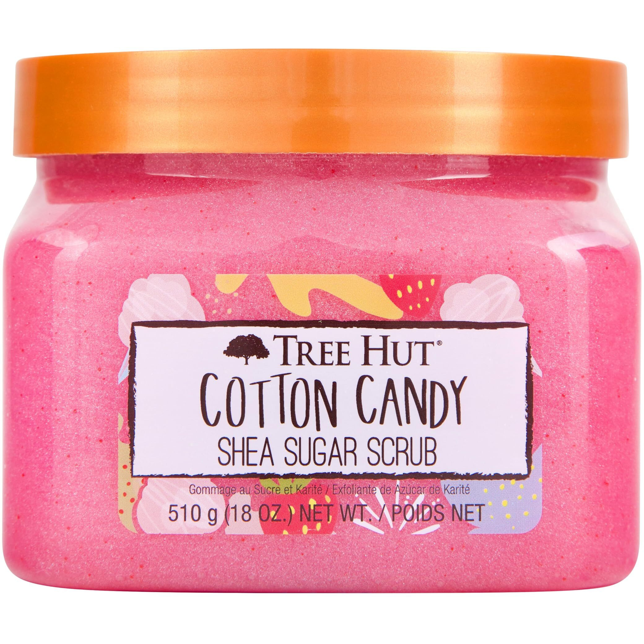 Tree Hut Cotton Candy Shea Sugar Scrub, 510 Grams
