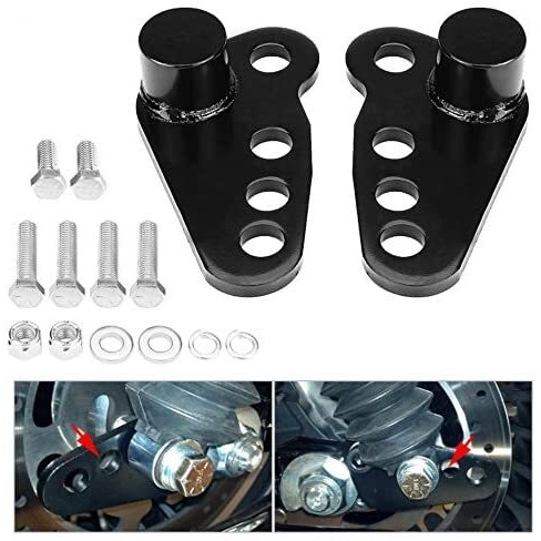 Motobiker 02-16 Harley Davidson Touring Street Glide Rear Adjustable Slam Lowering Kit 1-3 Inches 02 03 04 05 06 07 08 09 10 11 12 13 14 15 16 (Fits 2002 - 2016 Harley/Davidson Touring Models)