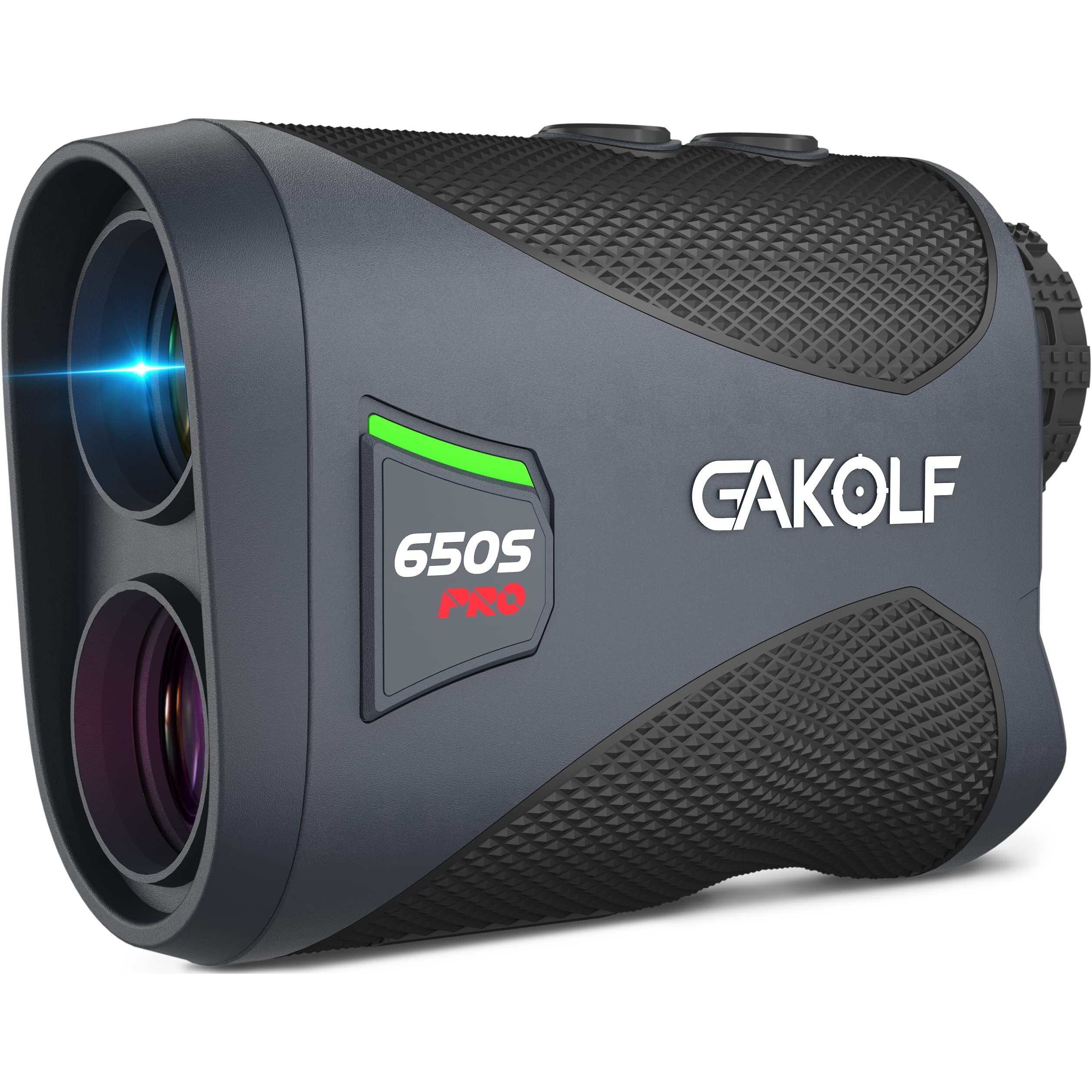 Gakolf Laser Golf Rangefinder With Slope Switch And Fast Acquisition650 Yard Range Finder Golfing With Flag Lock Vibration And Magnetic For Golfers