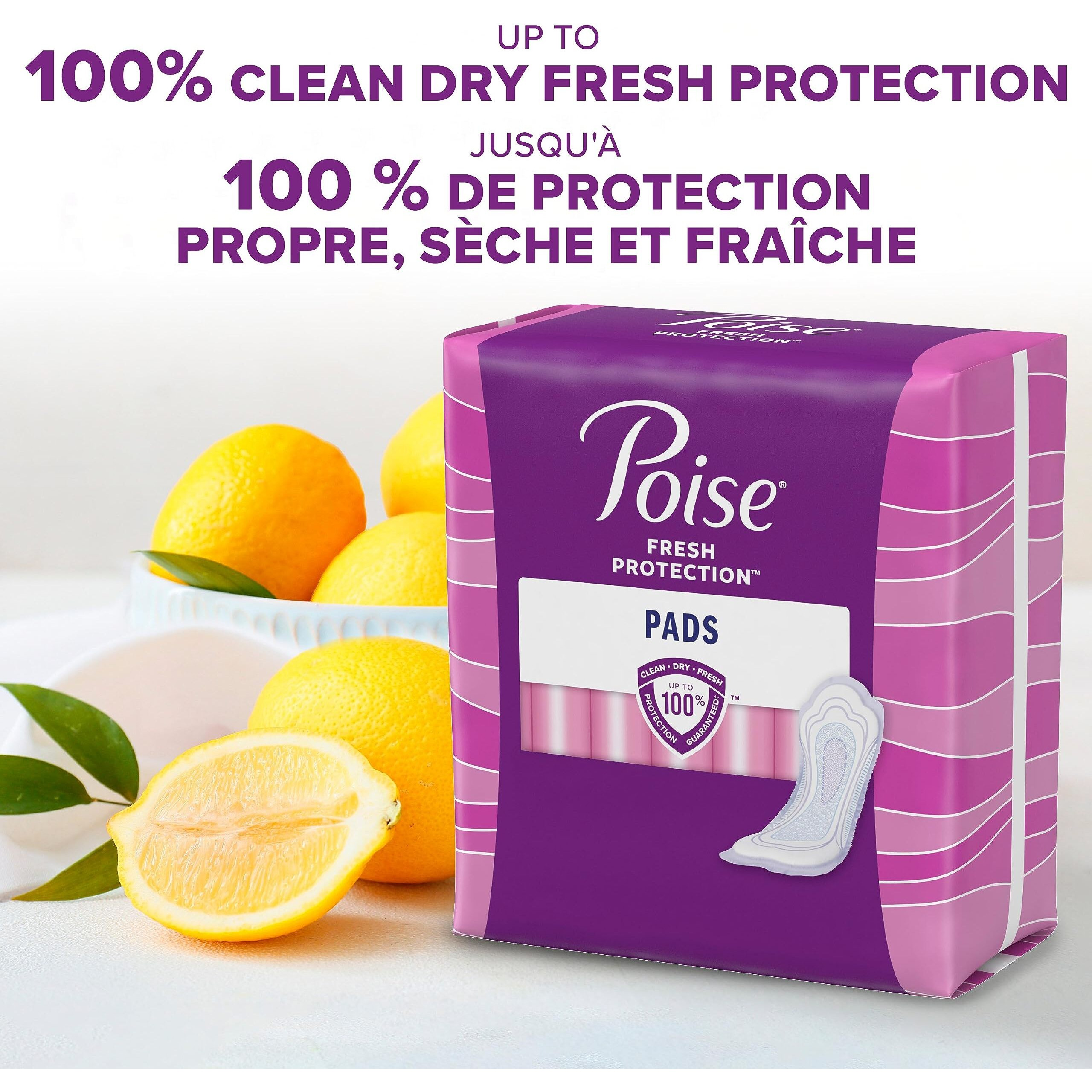 Poise Incontinence Pads, Ultimate Absorbency, Regular, 56 Count