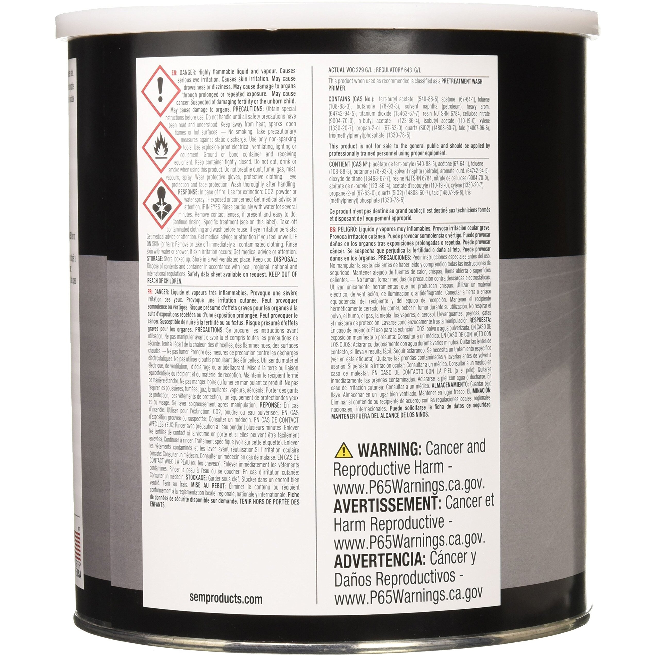 Sem 39681 Voc Grey Self Etching Primer - 1 Gallon