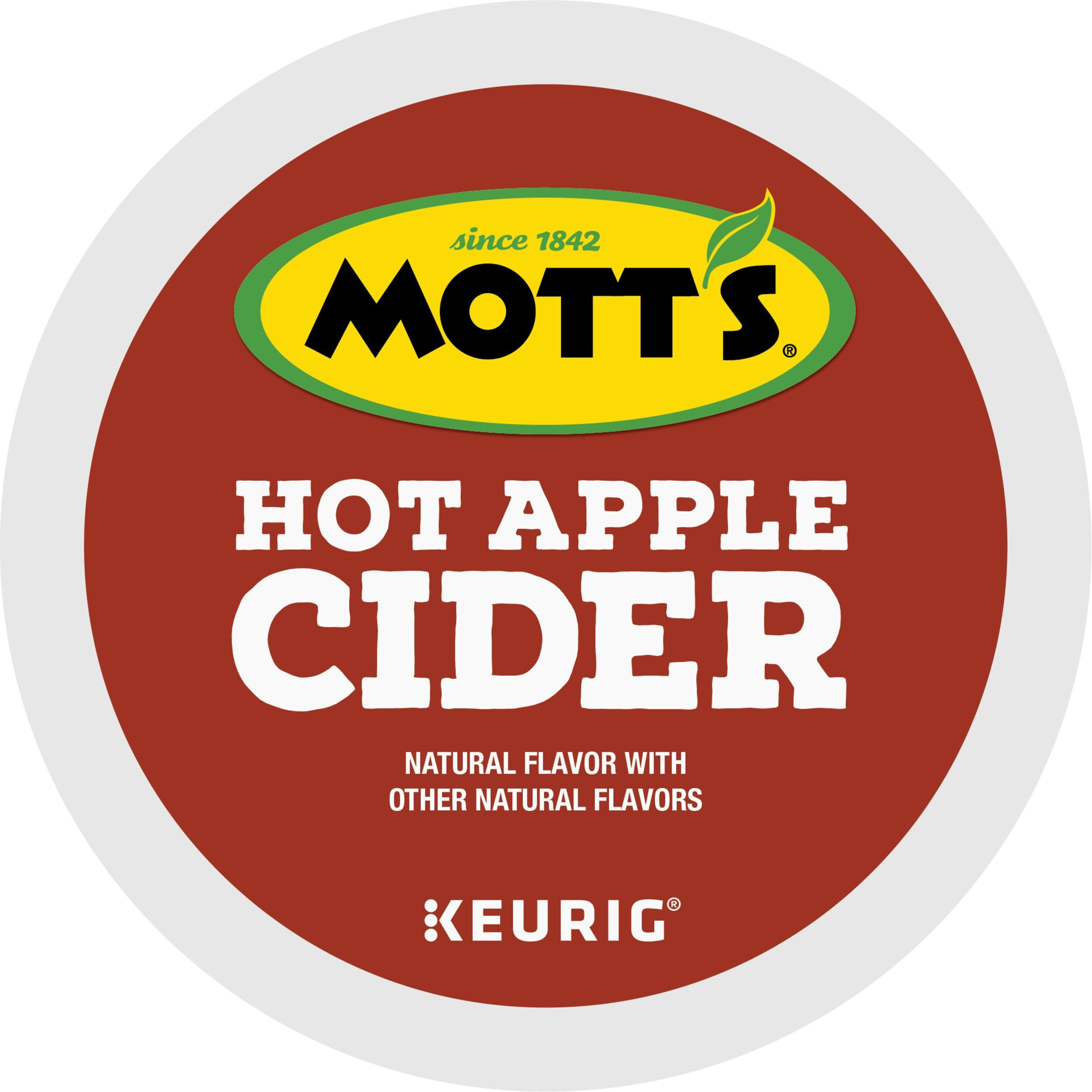 Keurig Mott's Hot Apple Cider, Keurig Single Serve K-Cup Pods, Flavored K Cups, 24 Count