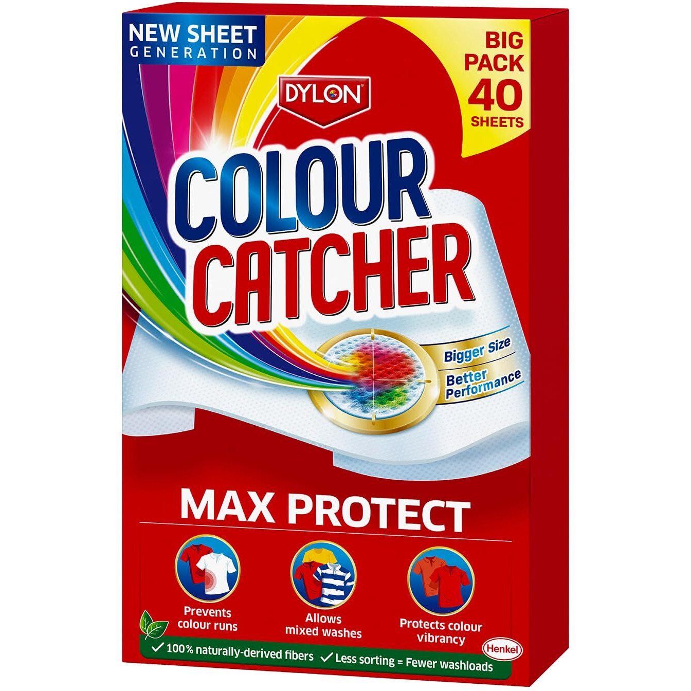 Colour Catcher Complete Action+ Laundry Sheets, Helps To Prevent Colour Run And Protects Brightness - 40 Sheets