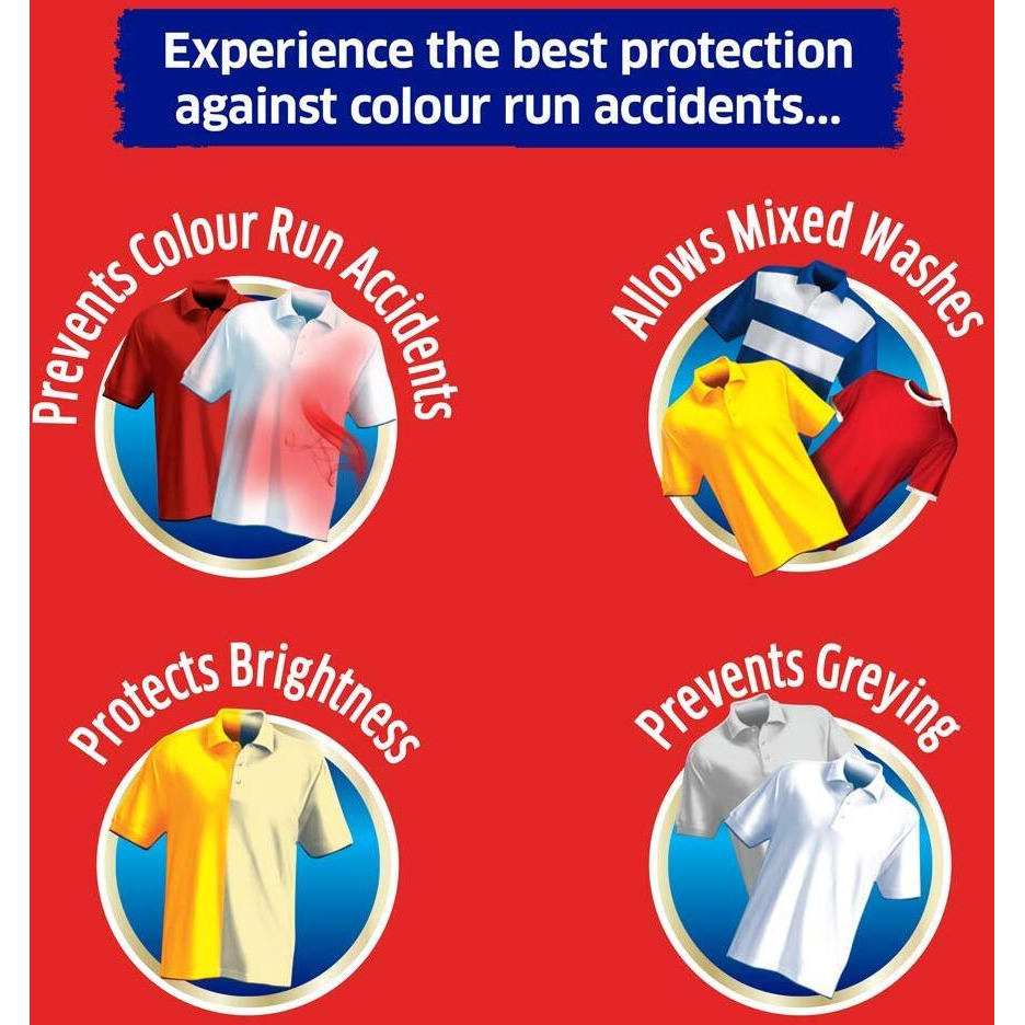 Colour Catcher Complete Action+ Laundry Sheets, Helps To Prevent Colour Run And Protects Brightness - 40 Sheets
