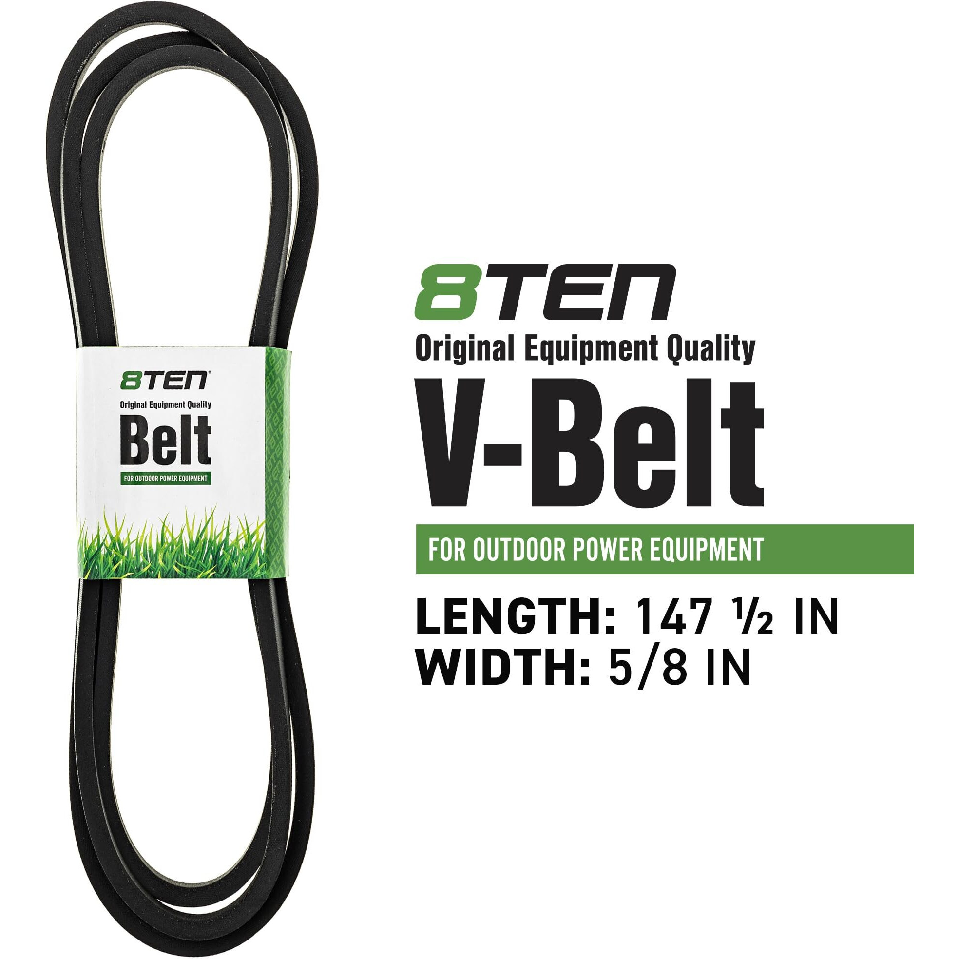 8Ten Belt For Ayp 53219610 Husqvarna 196103 532196103 587686701 Ariens 21546382 Craftsman 33155 54 Inch Deck