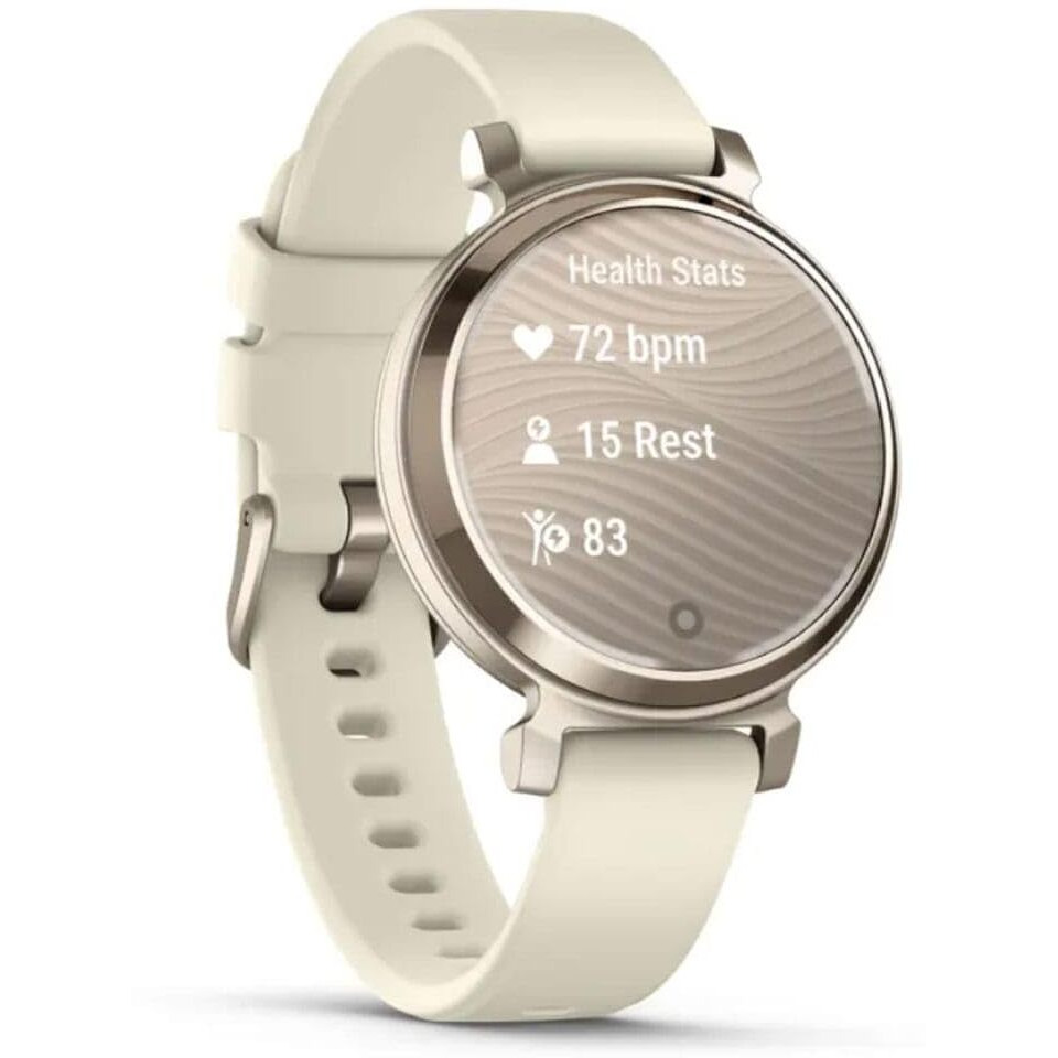 Garmin Lily 2, Small And Stylish Smartwatch, Hidden Display, Patterned Lens, Up To 5 Days Battery Life, Coconut