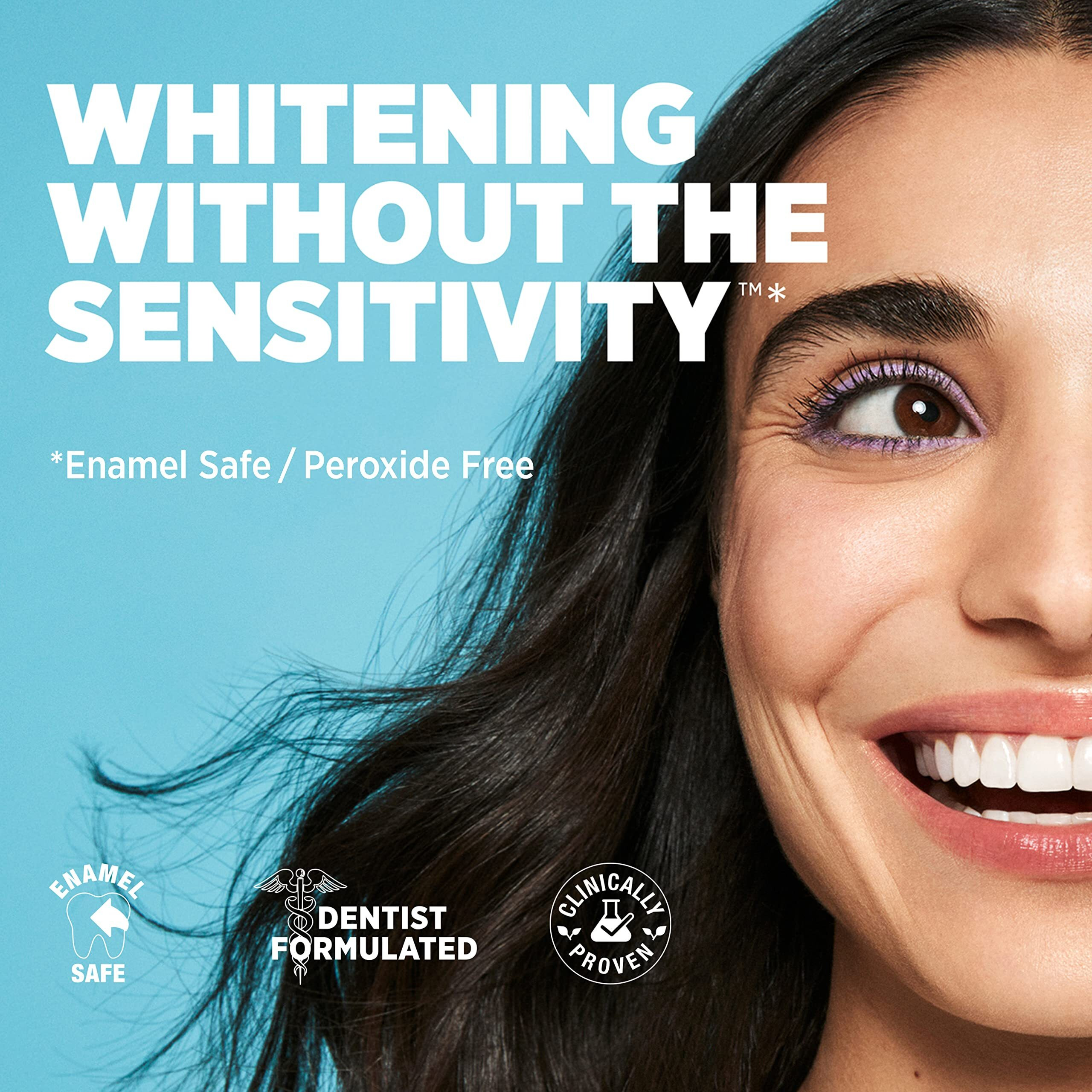 Lumineux Teeth Whitening Strips 21 Treatments - Peroxide Free - Enamel Safe For Whiter Teeth - Whitening Without The Sensitivity - Dentist Formulated And Certified Non-Toxic - Sensitivity Free